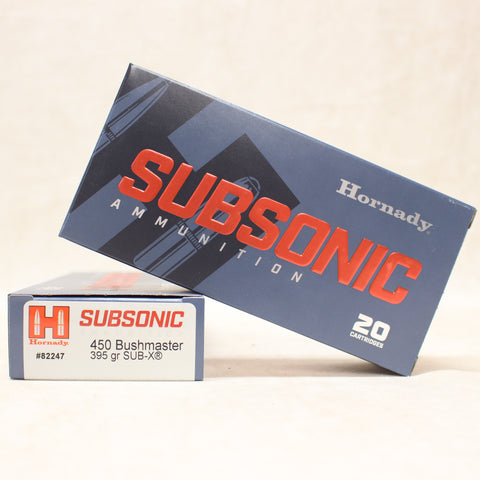 NEW Ammo Subsonic 450 Bushmaster x 40 #04135015