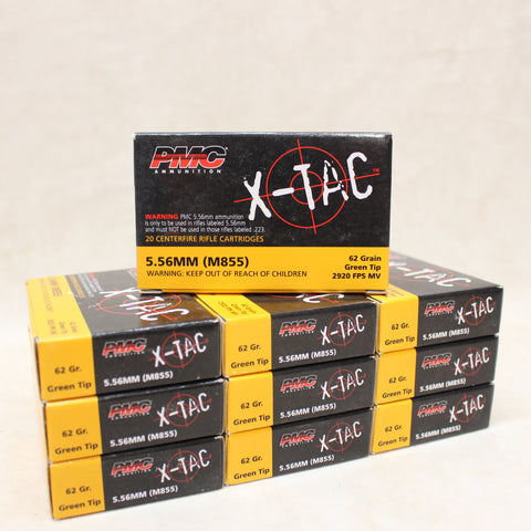 NEW Ammo X-TAC 5.56 Green Tip x 200 #04135020