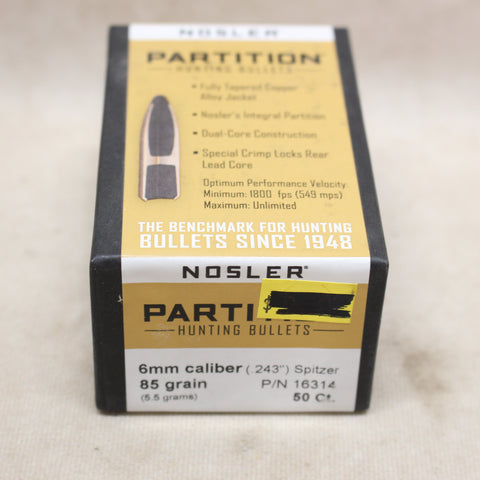 NEW Bullets 6mm 85gr Partition x50 #11105ad9