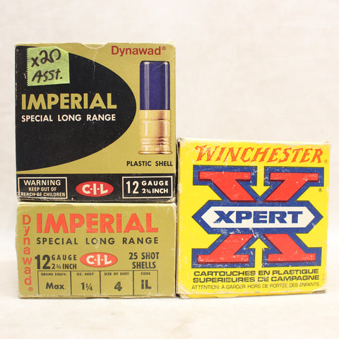 Ammo Vintage 12Ga No.4 & Misc x70 #04155804