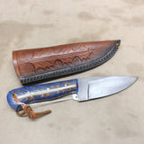 NEW 4.75" Forged Drop Point Knife w/ Sheath #09156007