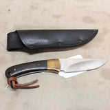 NEW 4-3/8" Forged Drop Point Knife w/ Sheath #07166802