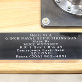 Metal Model of a 6-Inch Naval Quick Firing Gun #07206009