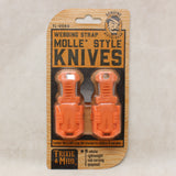 NEW Webbing Strap Molle-Style Knife 2-PK #09096a94