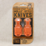 NEW Webbing Strap Molle-Style Knife 2-PK #06106ac1