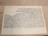 1941 Caen-Rouen GSGS Road Map #07206827