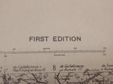 1941 Caen-Rouen GSGS Road Map #07206827