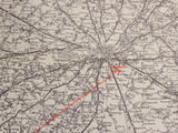 1941 Caen-Rouen GSGS Road Map #07206827