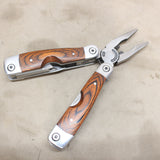 NEW Stainless Steel Multi-Tool w/ Wood Handle #07226a13