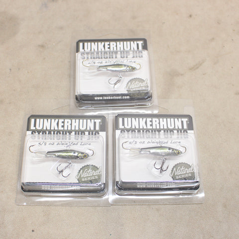 NEW 5/8oz Straight-Up Jig x3 - Threadfin #09295868