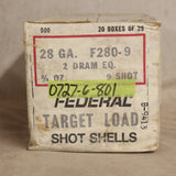 Ammo 28Ga No.9 Target x500 #07276801