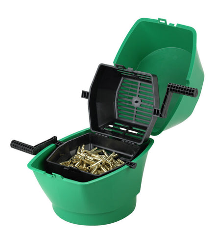 rotary case media separator