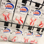 NEW Red/White Pike Spin Rigs x 12 #03115046