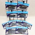 NEW Ribbon Tail Worms - Black Gold Flake x 10 Packs #03115052