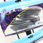 NEW Ribbon Tail Worms - Black Gold Flake x 10 Packs #03115052