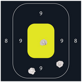 EZ Aim Non-Adhesive Silhouette Target 8-Pack