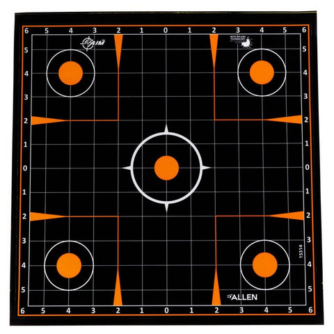adhesive sight-in target 5 pack