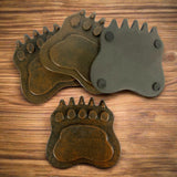 Bear Paw Coaster Set