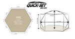 NEW Quick-Set Escape Sport Tent w/ Accessories #05055801
