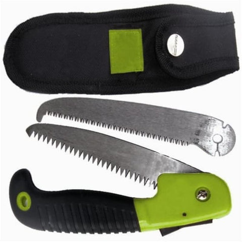 folding saw with wood and bone blades