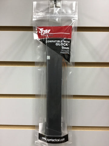 NEW 9mm Glock 10/33 Round Mag #12234ac5