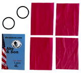 Super Latex and O-ring Replacement Kit, Lite (Red)