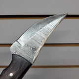 New Damascus Trailing-Point Knife #12304006