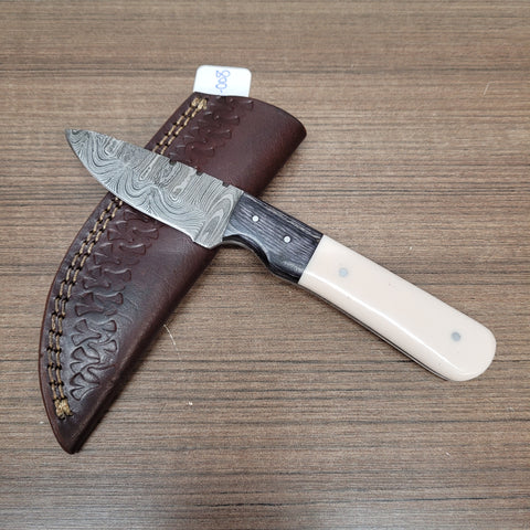 New Damascus Drop-Point Knife #12234008