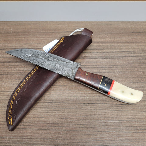 New Damascus Straight-Back Knife #12184004