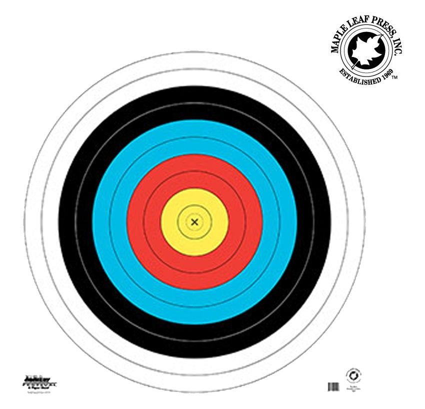10-Ring 4-Colour Official Targets – Extreme Range Outfitters