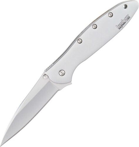 Silver knife facing left