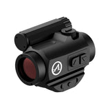 black red dot scope with red glass