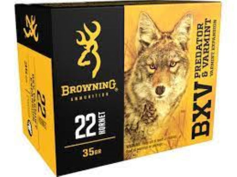 Browning BXV centerfire ammo
