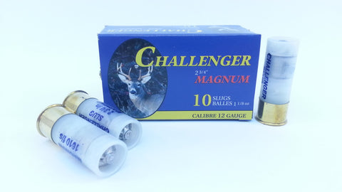 Challenger 12 gauge shotgun slugs 