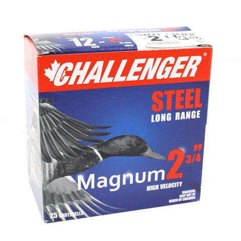 Challenger 2 3/4" steel shotgun shells