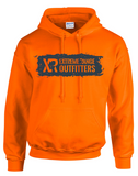 Extreme Range Outfitters orange pull over hoodie