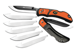 knife with orange handle